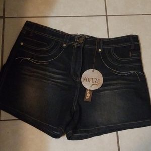Denim shorts